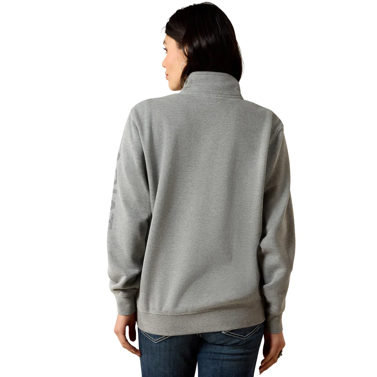 Ariat Womens Foundation Logo 1/2 Zip Sweatshirt - Image 3