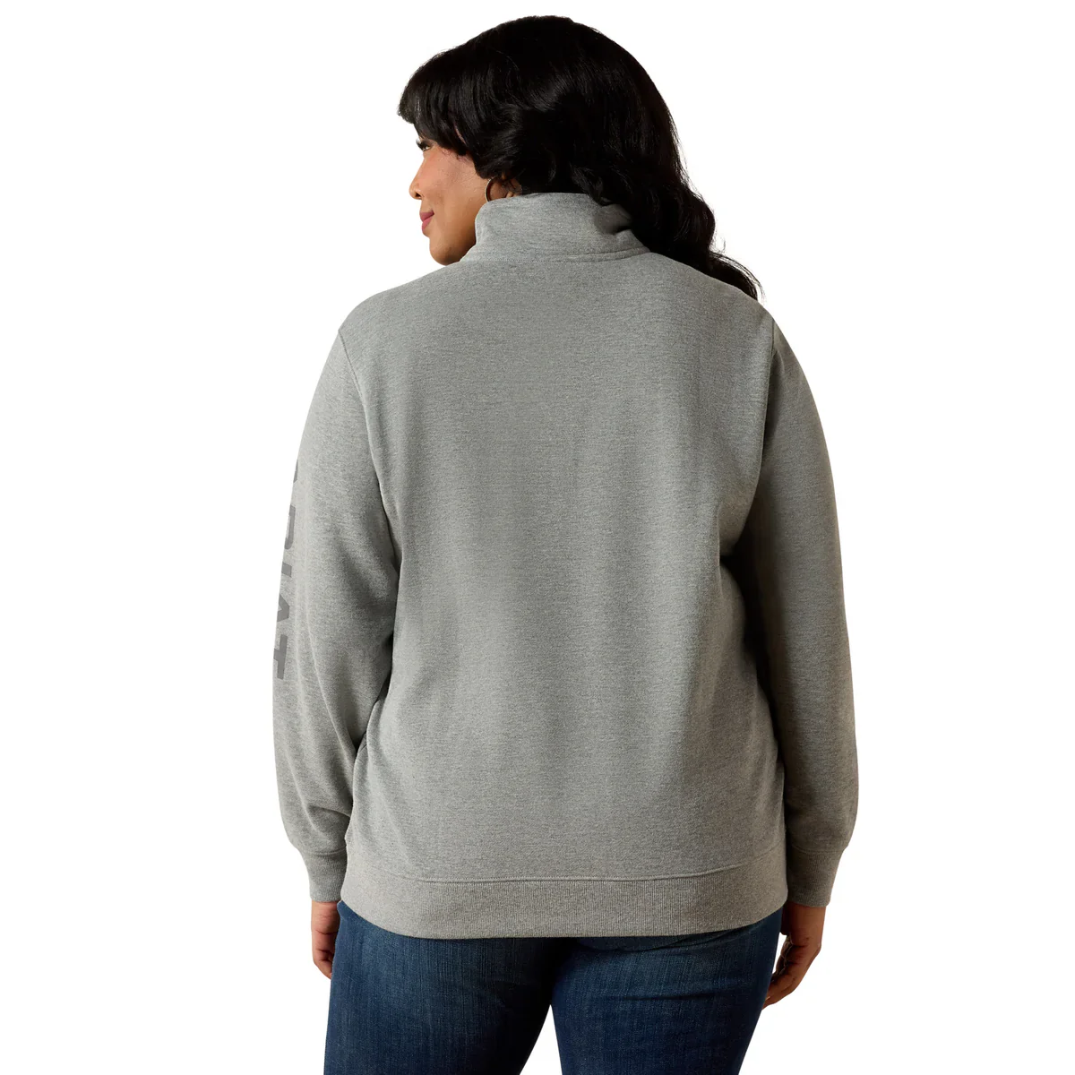 Ariat Womens Foundation Logo 1/2 Zip Sweatshirt - Image 4