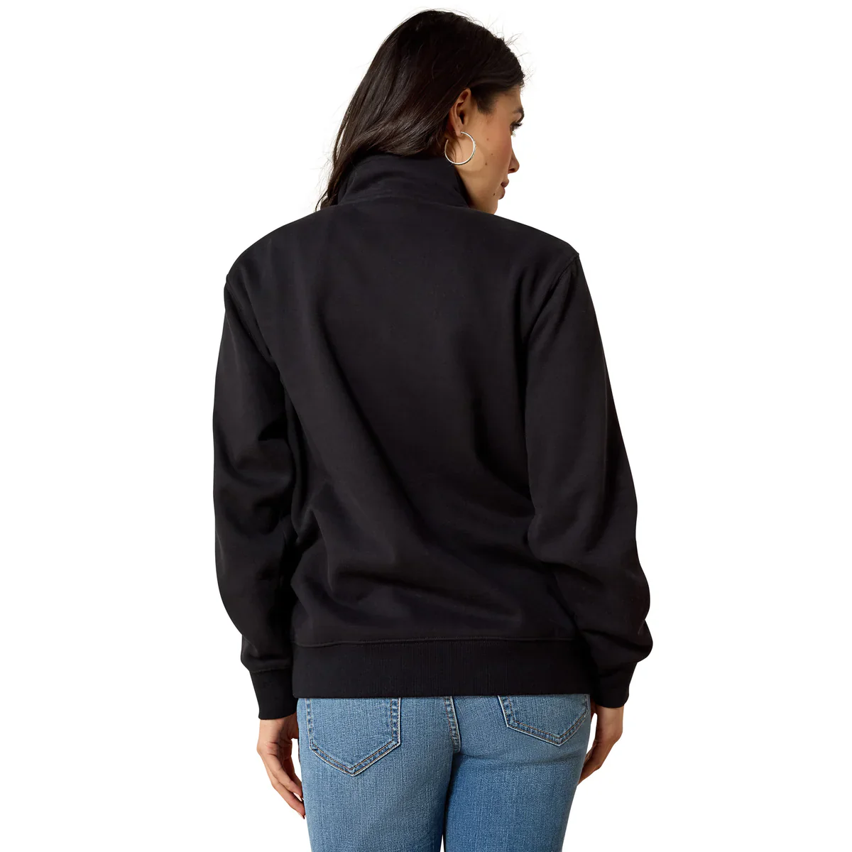Ariat Womens Foundation Logo 1/2 Zip Sweatshirt - Image 4