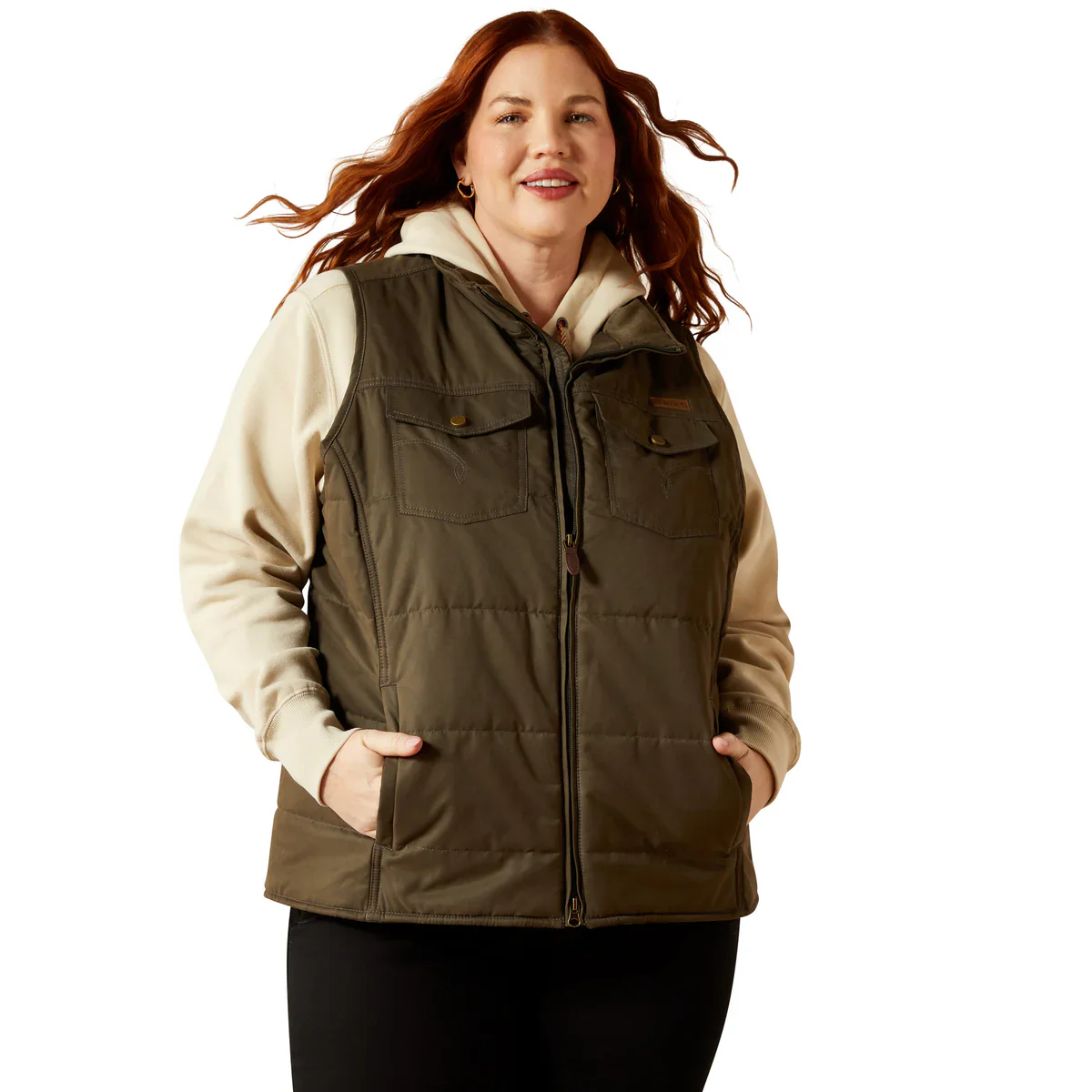 Ariat Womens Grizzly Quilted Vest - Image 4