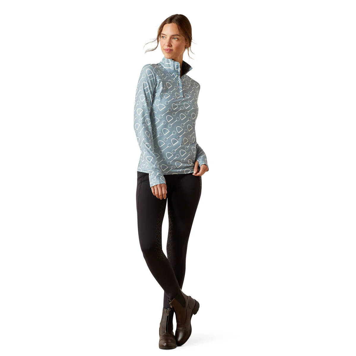 Ariat Womens Lowell 3.0 1/4 Zip Baselayer - Image 2