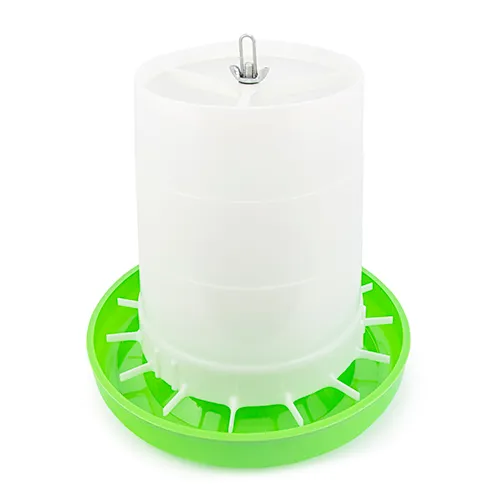 Bainbridge Green And White Hanging Poultry Feeder - Image 5