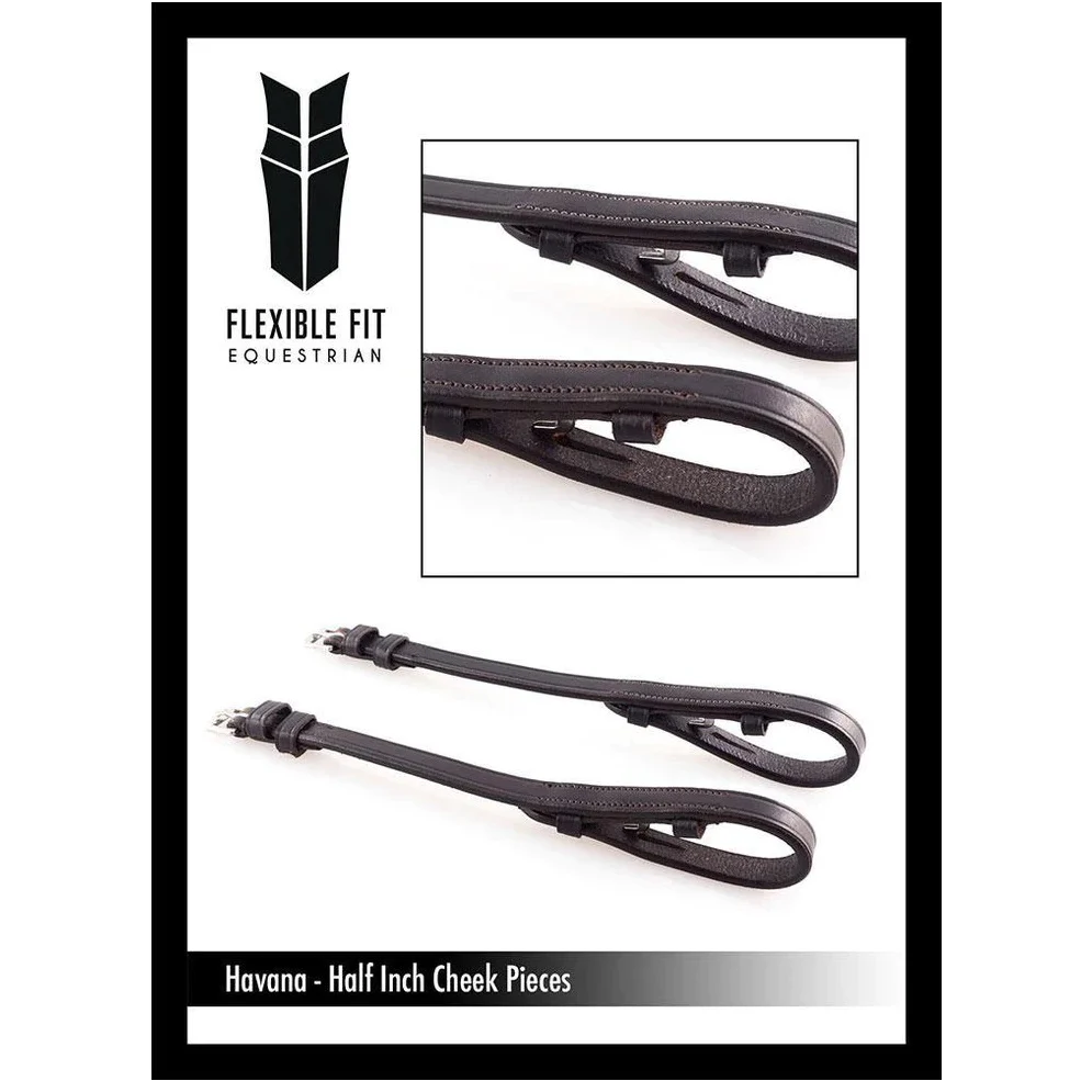 Flexible Fit Equestrian Billet 4/8 Cheekpieces - Image 2