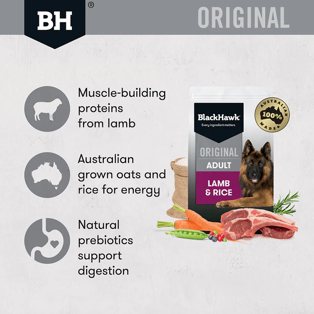 Black Hawk Adult Lamb And Rice Dry Dog Food - Image 4