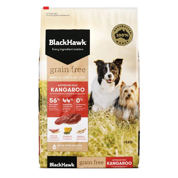 Black Hawk Grain Free Adult Kangaroo Dry Dog Food - Image 3
