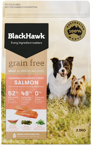 Black Hawk Grain Free Adult Salmon Dry Dog Food - Image 3