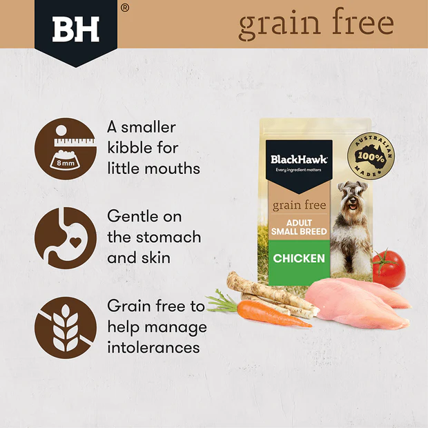 Black Hawk Grain Free Adult Small Breed Chicken Dry Dog Food - Image 4