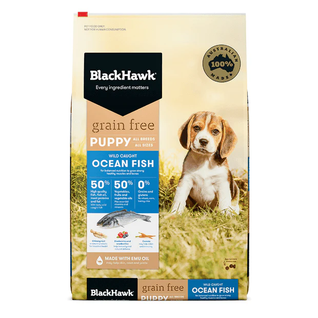 Black Hawk Grain Free Puppy Ocean Fish Dry Dog Food - Image 3