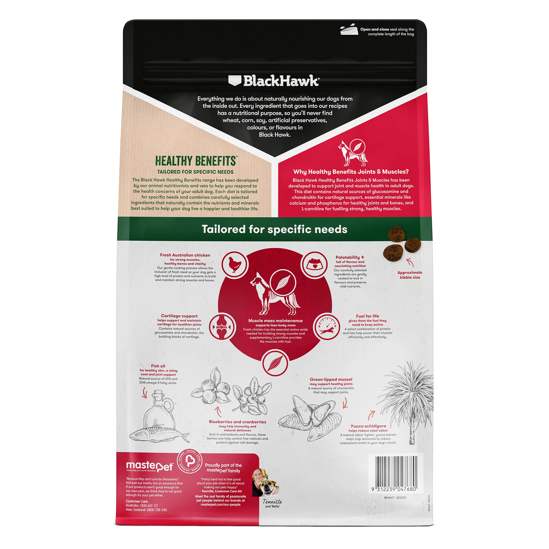 Black Hawk Healthy Benefits Joints and Muscles Dry Dog Food - Image 3