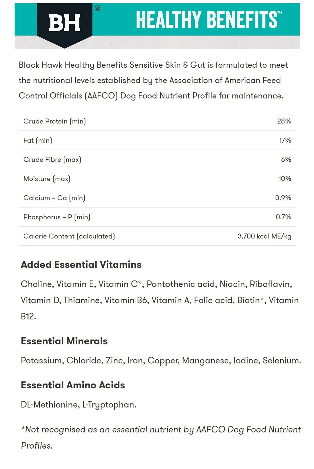 Black Hawk Healthy Benefits Sensitive Skin and Gut Dry Dog Food - Image 7