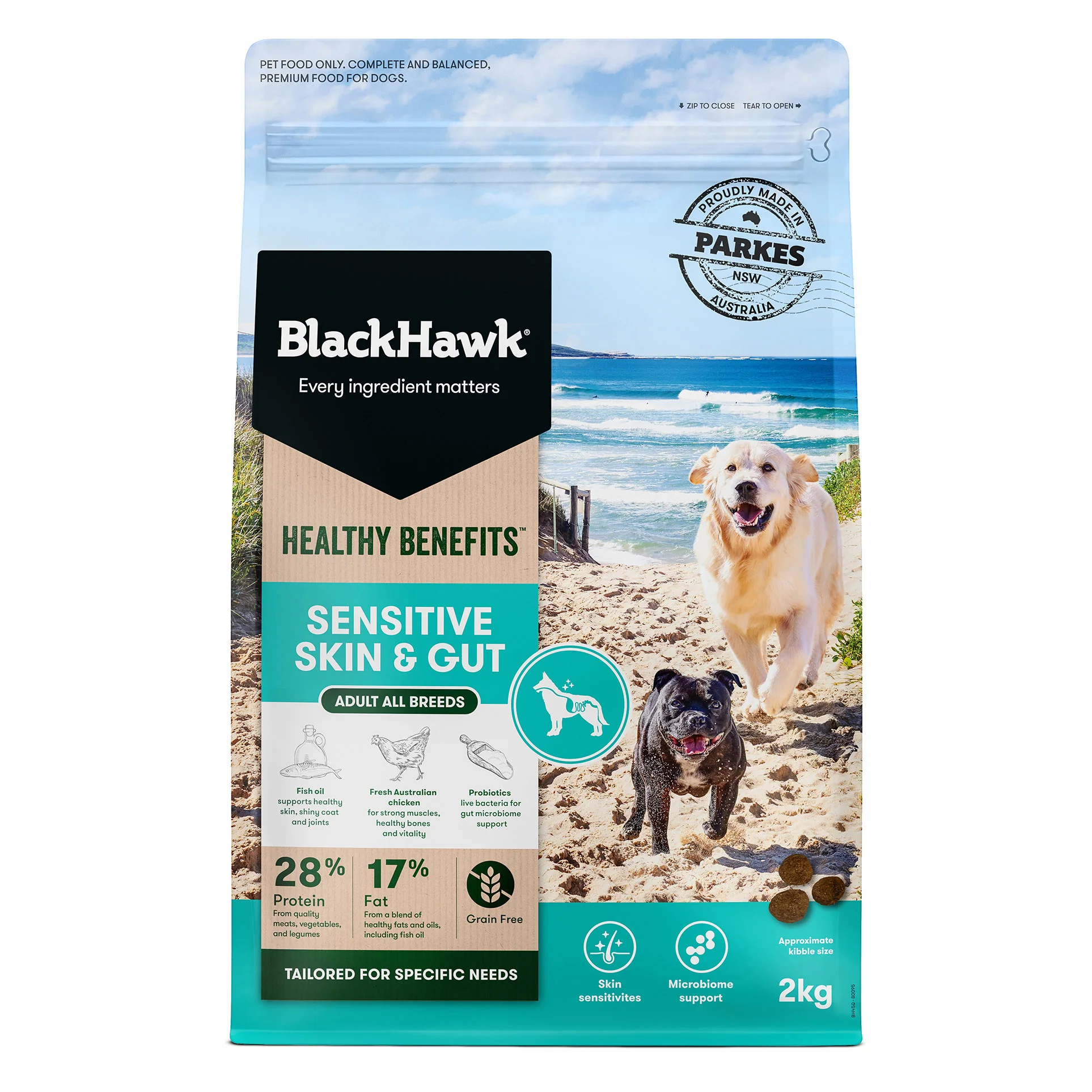 Black Hawk Healthy Benefits Sensitive Skin and Gut Dry Dog Food - Image 8