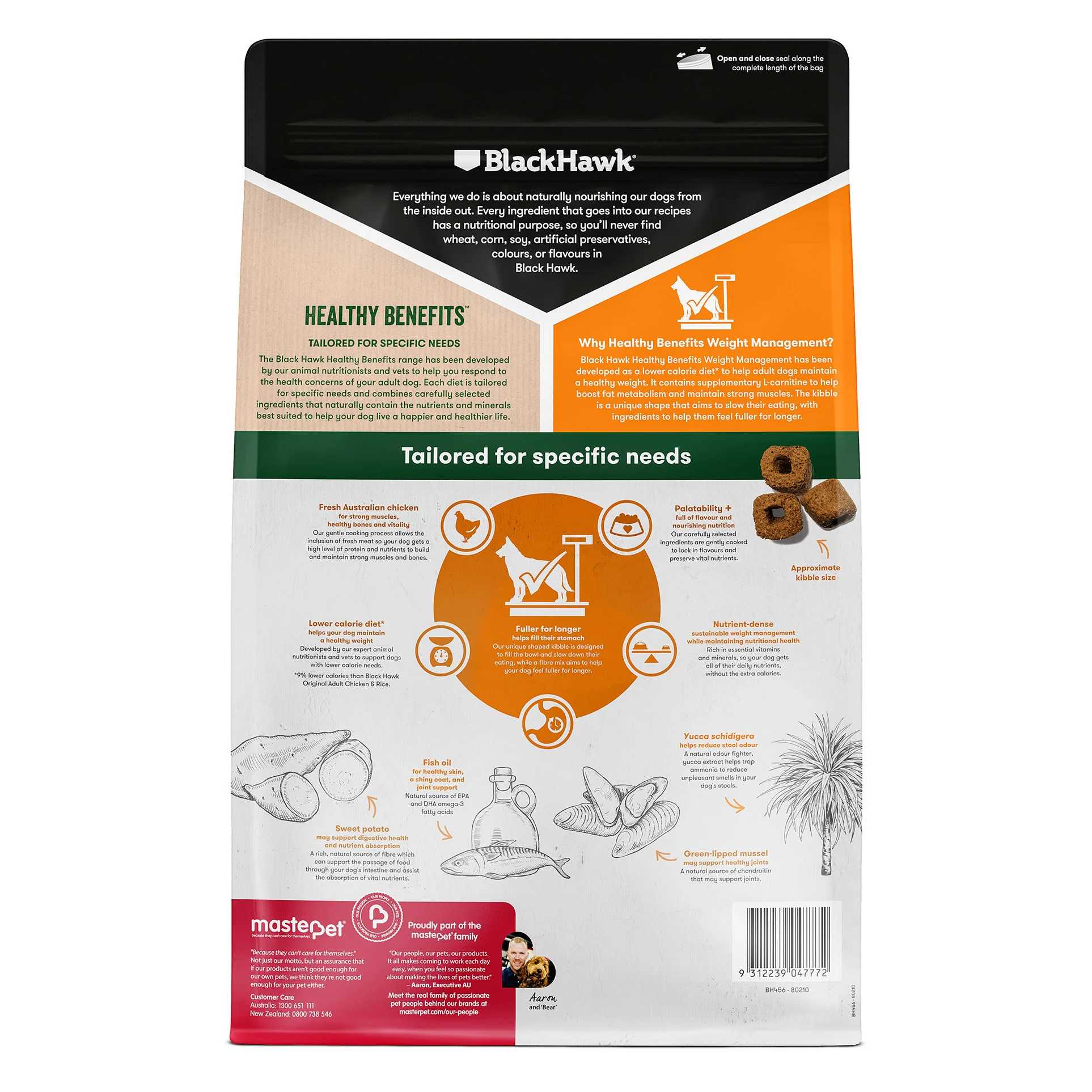 Black Hawk Healthy Benefits Weight Management Dry Dog Food - Image 2