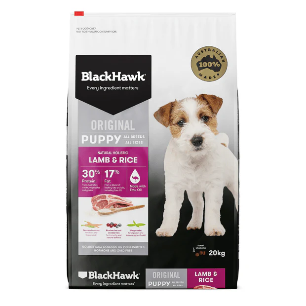 Black Hawk Puppy Large Breed Lamb and Rice Dry Dog Food - Image 3