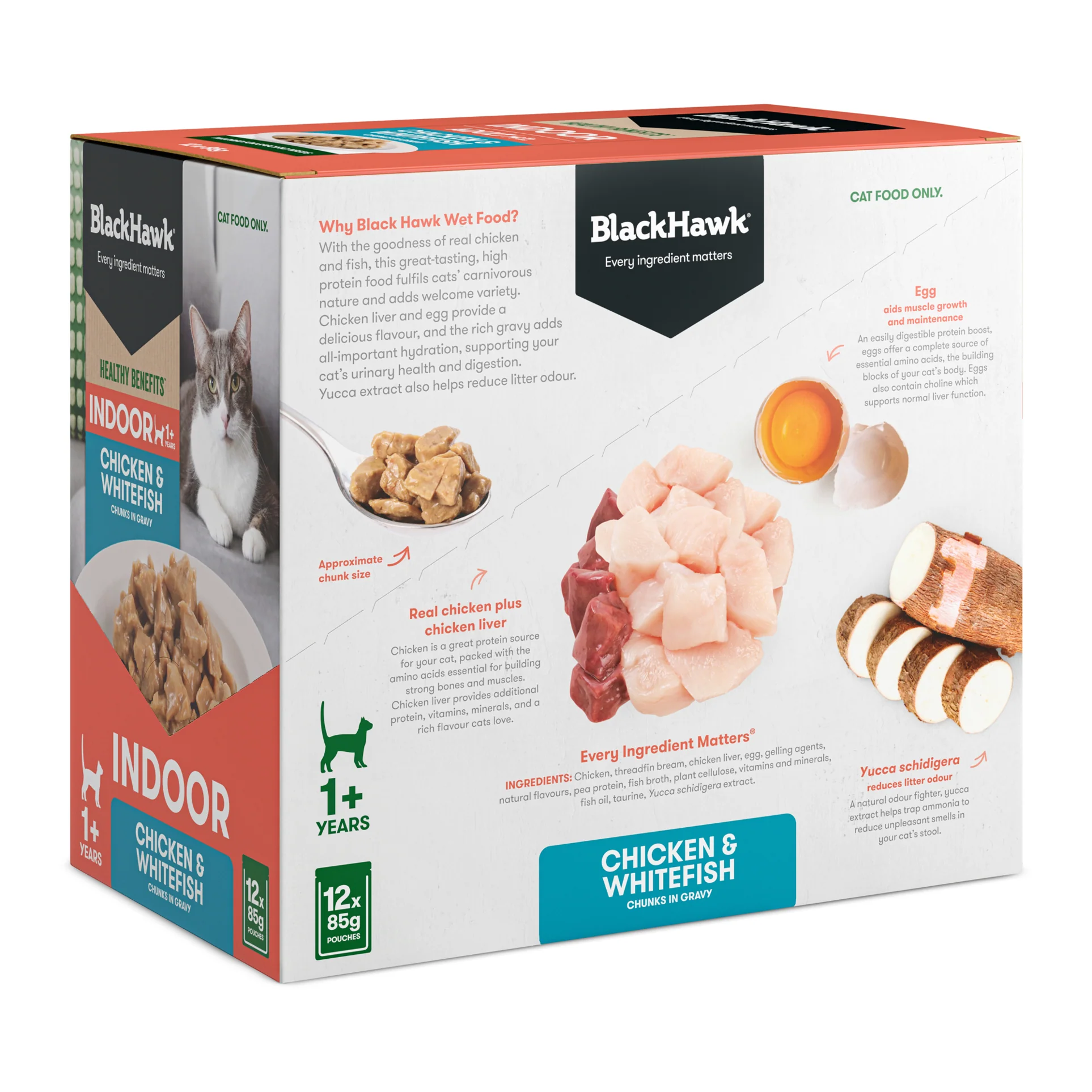 Black Hawk Healthy Benefits Indoor Wet Cat Food - Image 2