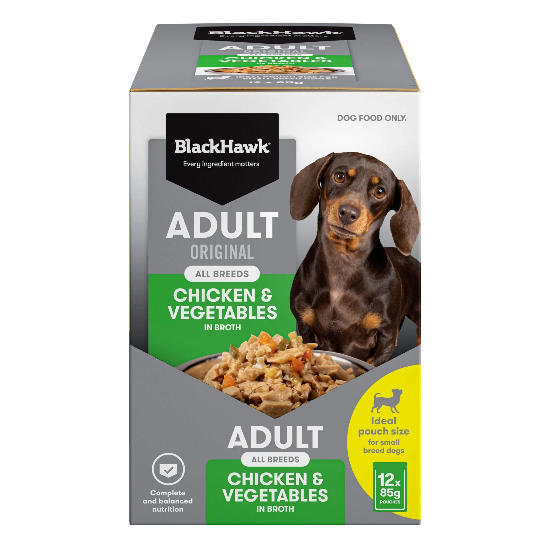 Black Hawk Original Adult Chicken & Veg 85g - Image 2