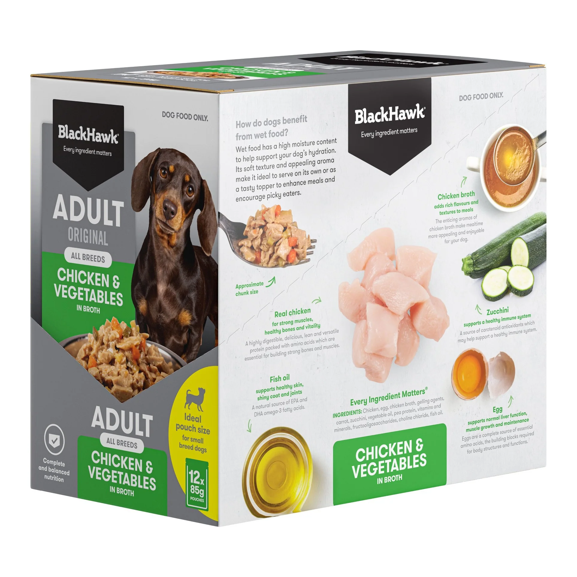 Black Hawk Original Adult Chicken & Veg 85g - Image 3