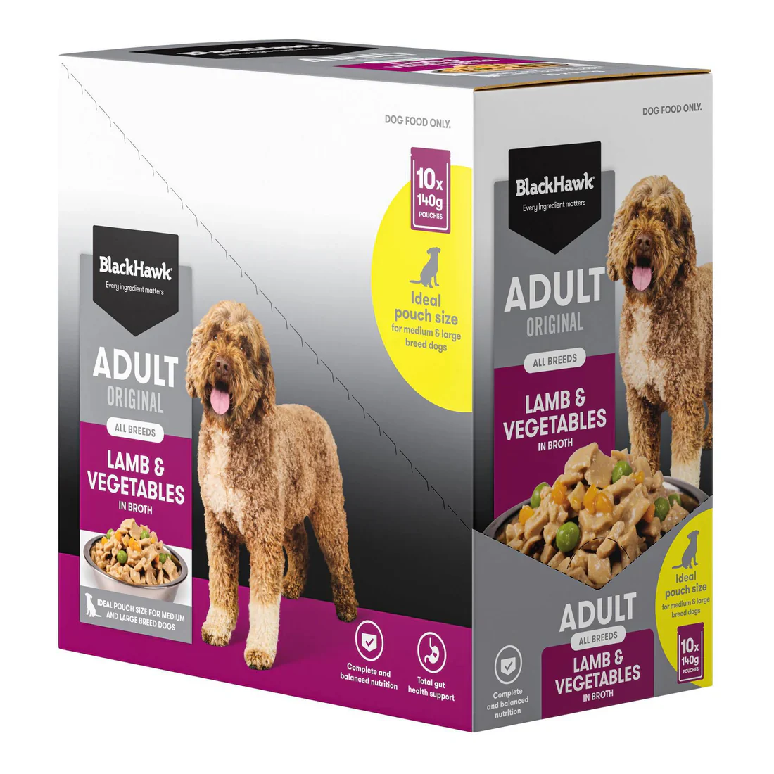 Black Hawk Original Adult Lamb & Vegetables 140g - Image 4