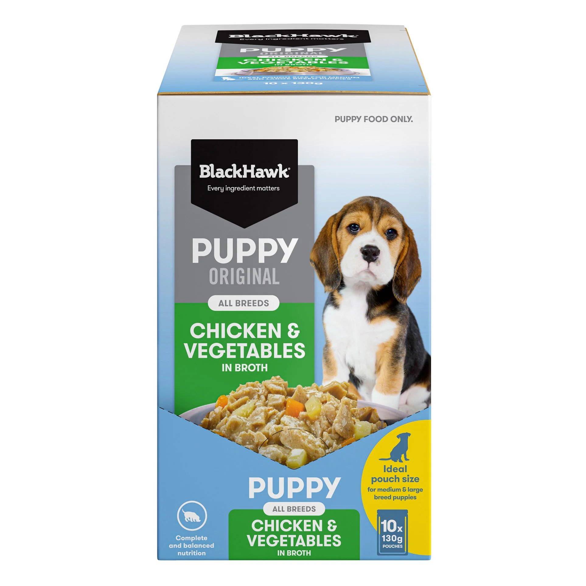 Black Hawk Puppy Chicken & Vegetables 130g - Image 3