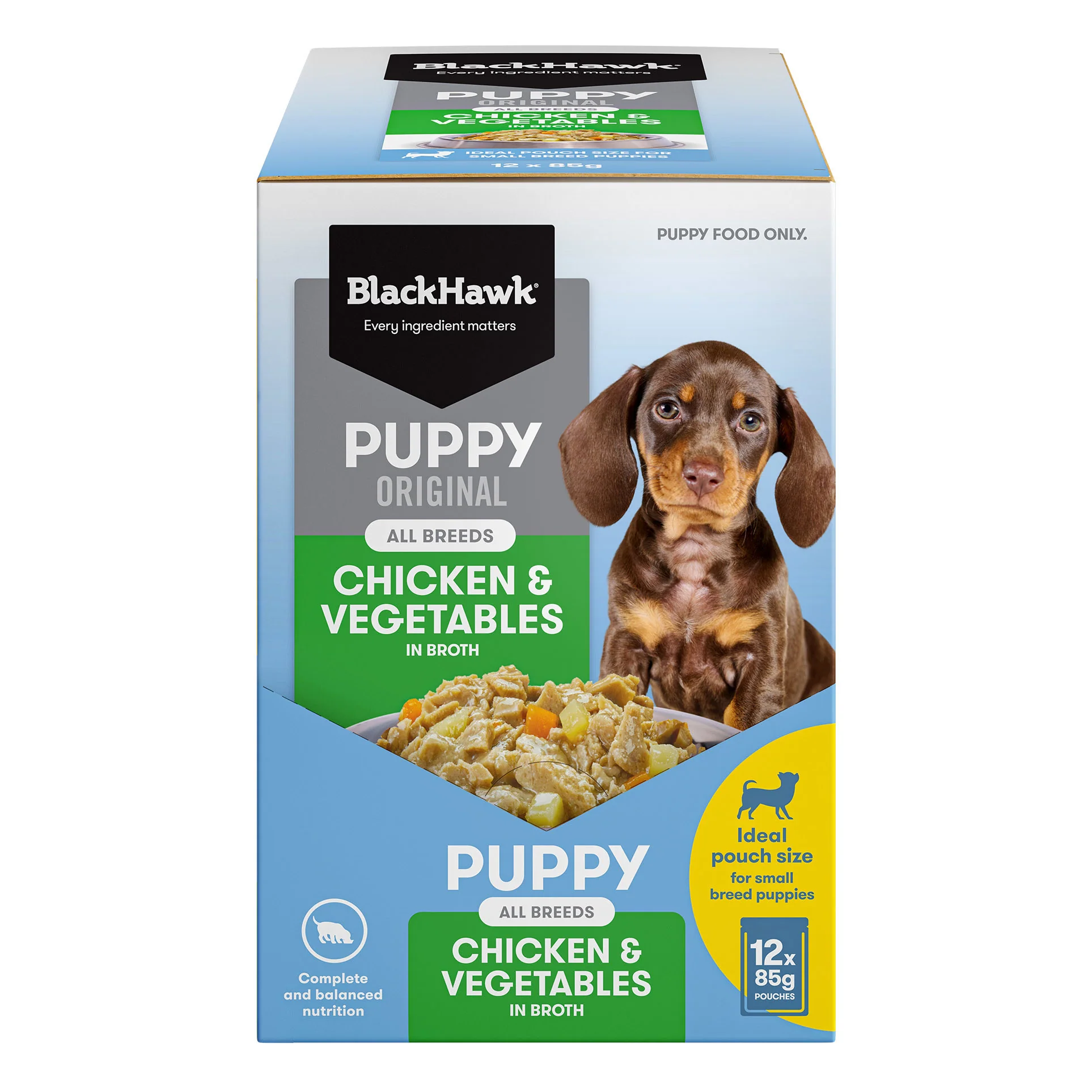 Black Hawk Puppy Chicken & Vegetables 85g - Image 3