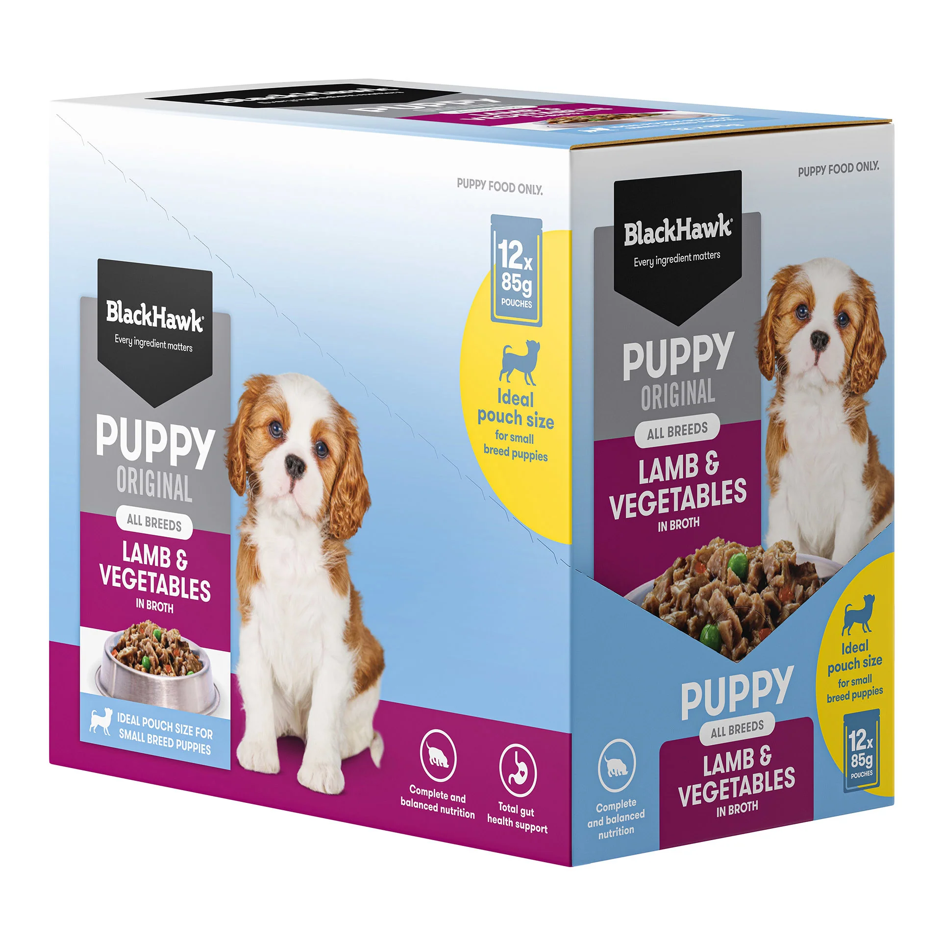 Black Hawk Puppy Lamb & Vegetables 85g - Image 5