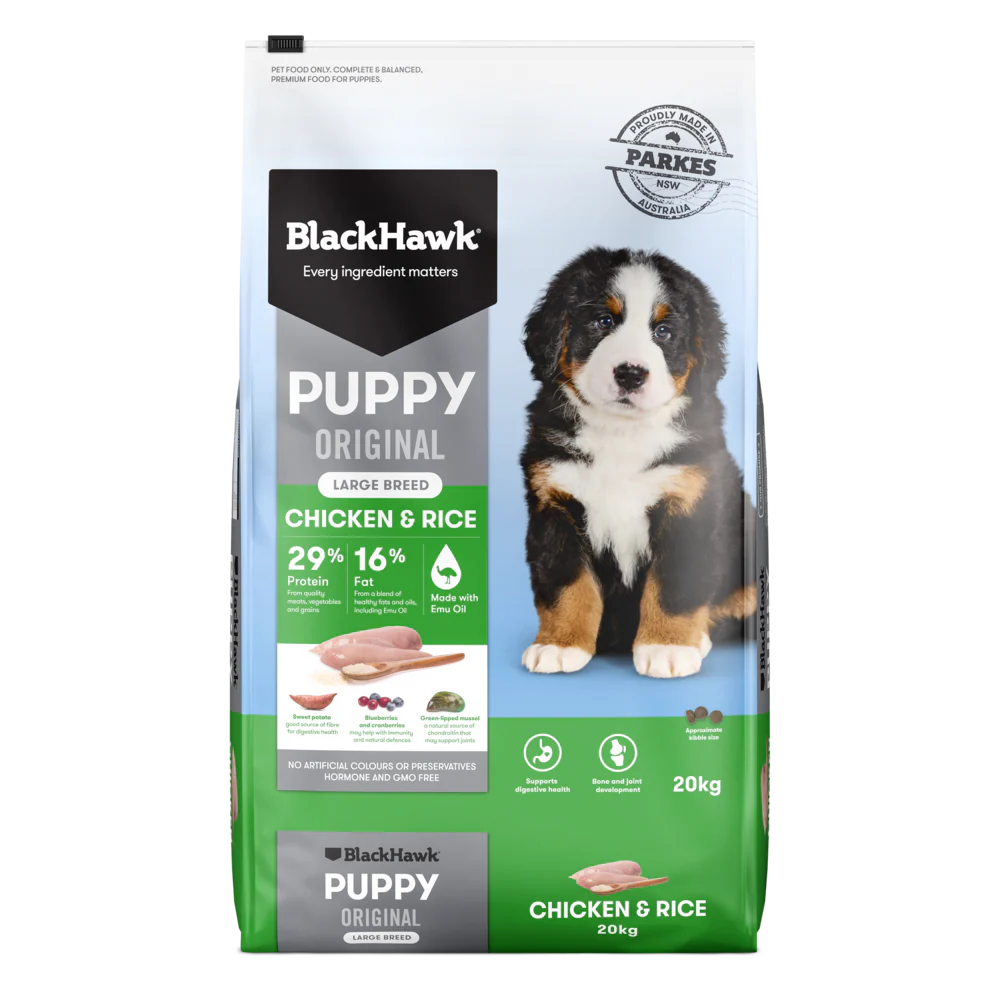 Black Hawk Puppy Large Breed Chicken and Rice Dry Dog Food - Image 3