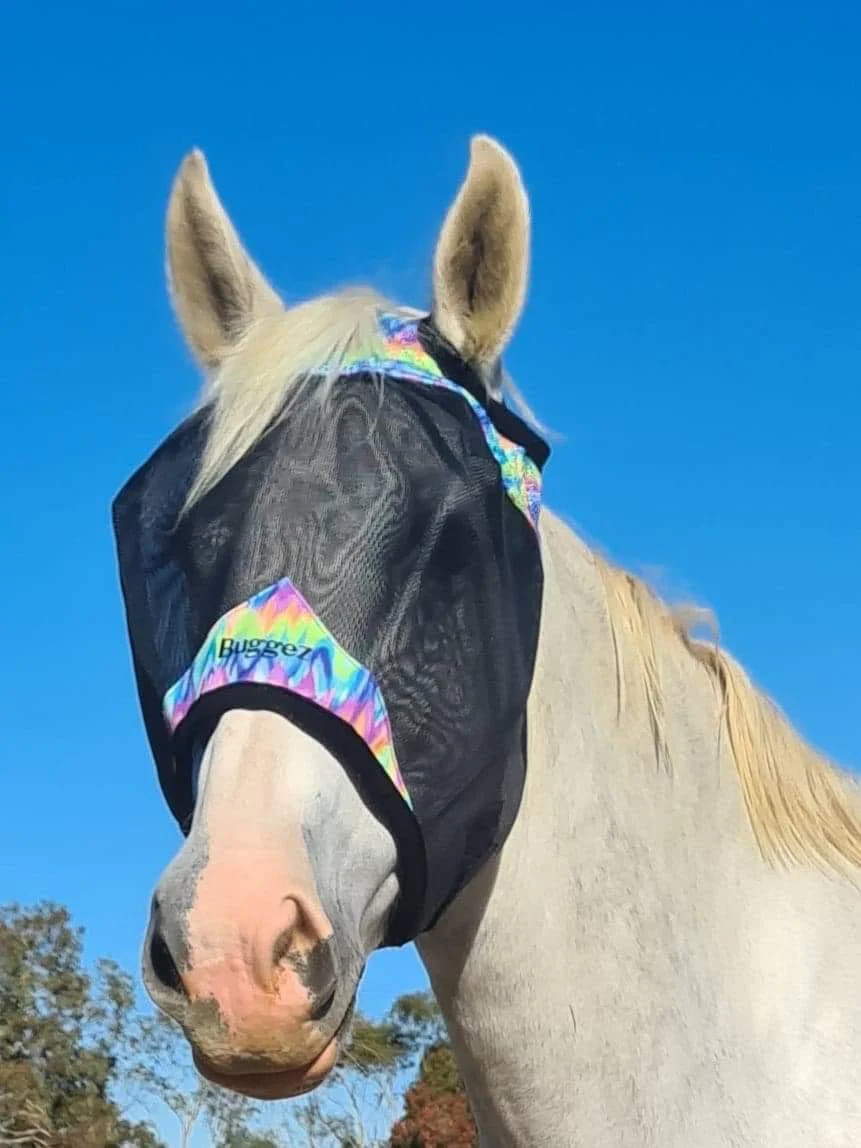 Buggez Mesh Fly Mask with Nose and Insect Mesh Ears - Image 4