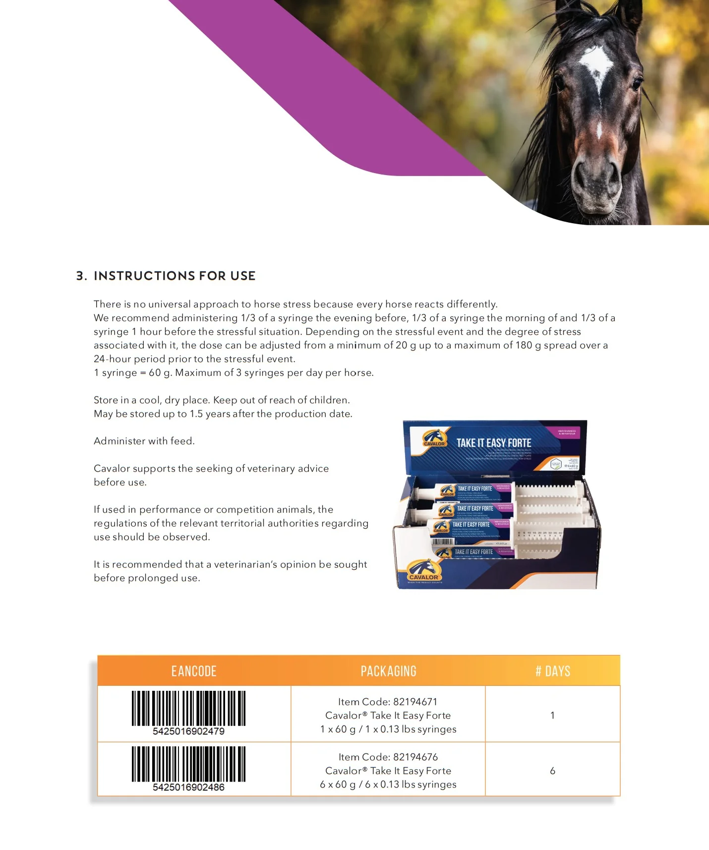 Cavalor Take it Easy Forte Paste - Image 4