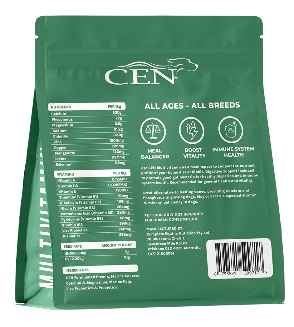 CEN Dog Multivitamin Powder Meal Topper Supplement - Image 2