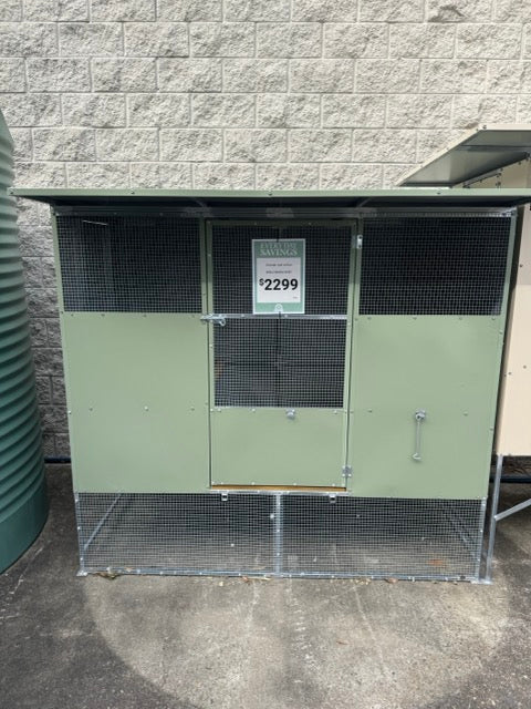 Chicken Loft w/Run 900Lx1800Wx1650H