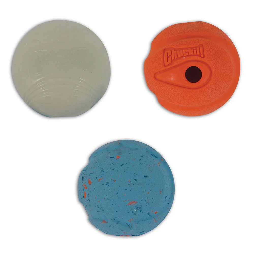 Chuckit Fetch Medley Balls 3pk - Image 2