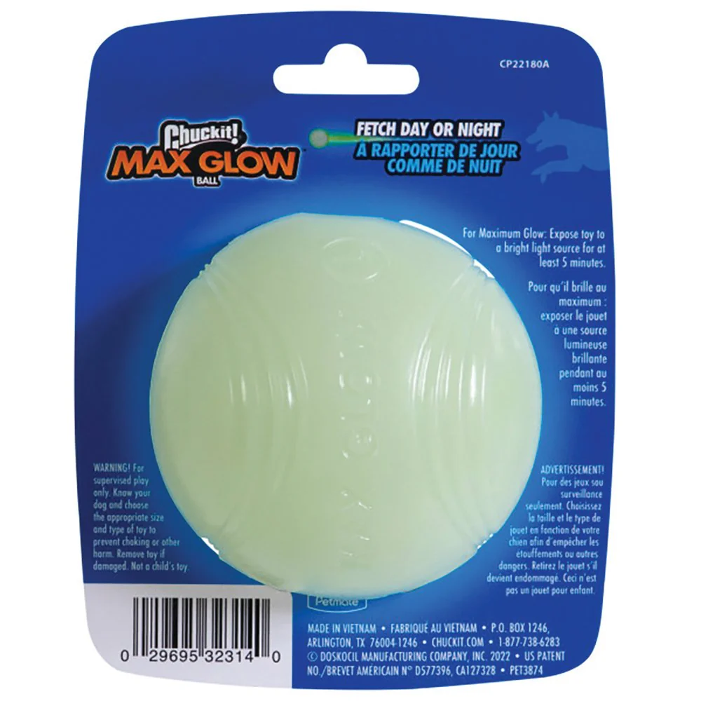 Chuckit Max Glow Ball 1pk - Image 2