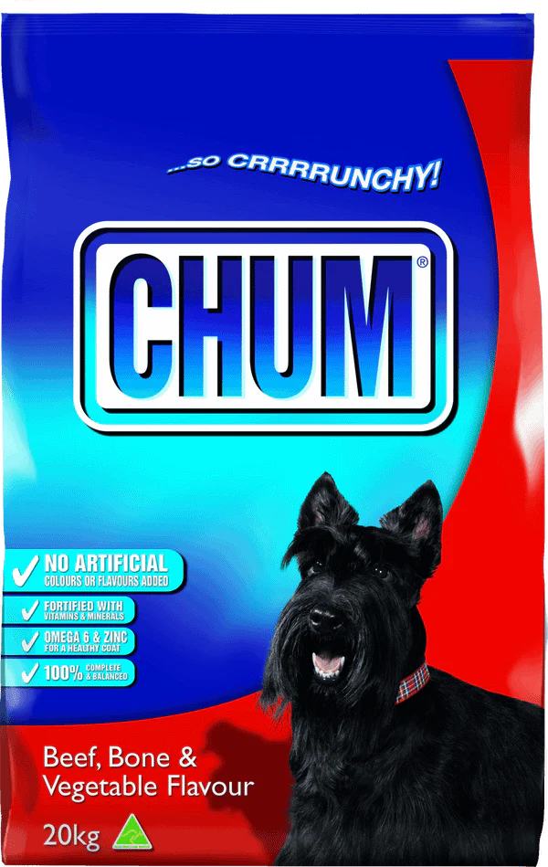 Chum Crunchy Beef Bone and Vegetable Dry Dog Food - Image 2