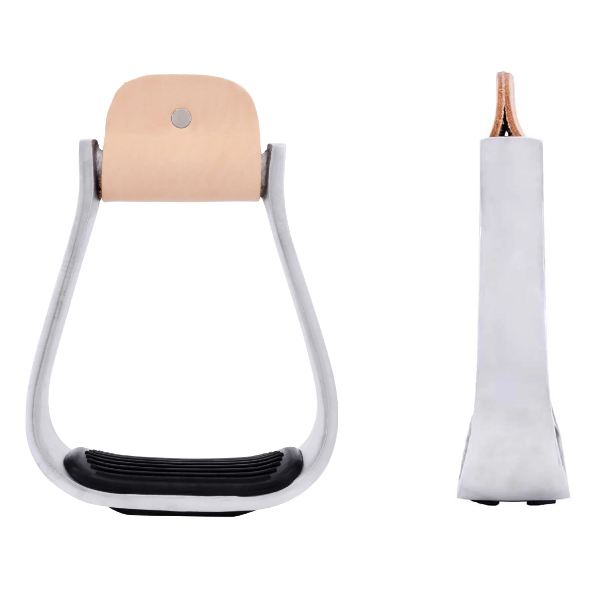 Cowboy Tack Aluminium Bell Stirrups - Image 2