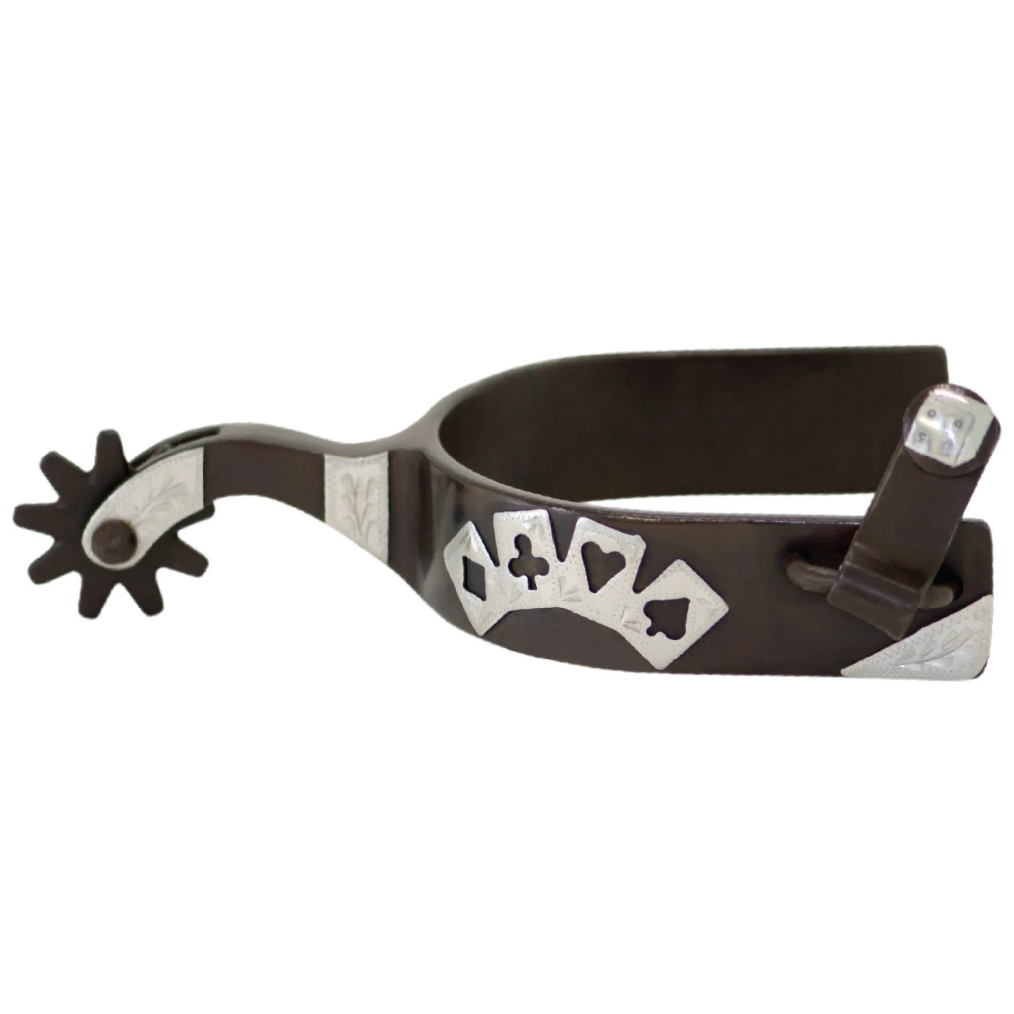 Cowboy Tack Poker Card Spurs - Image 2