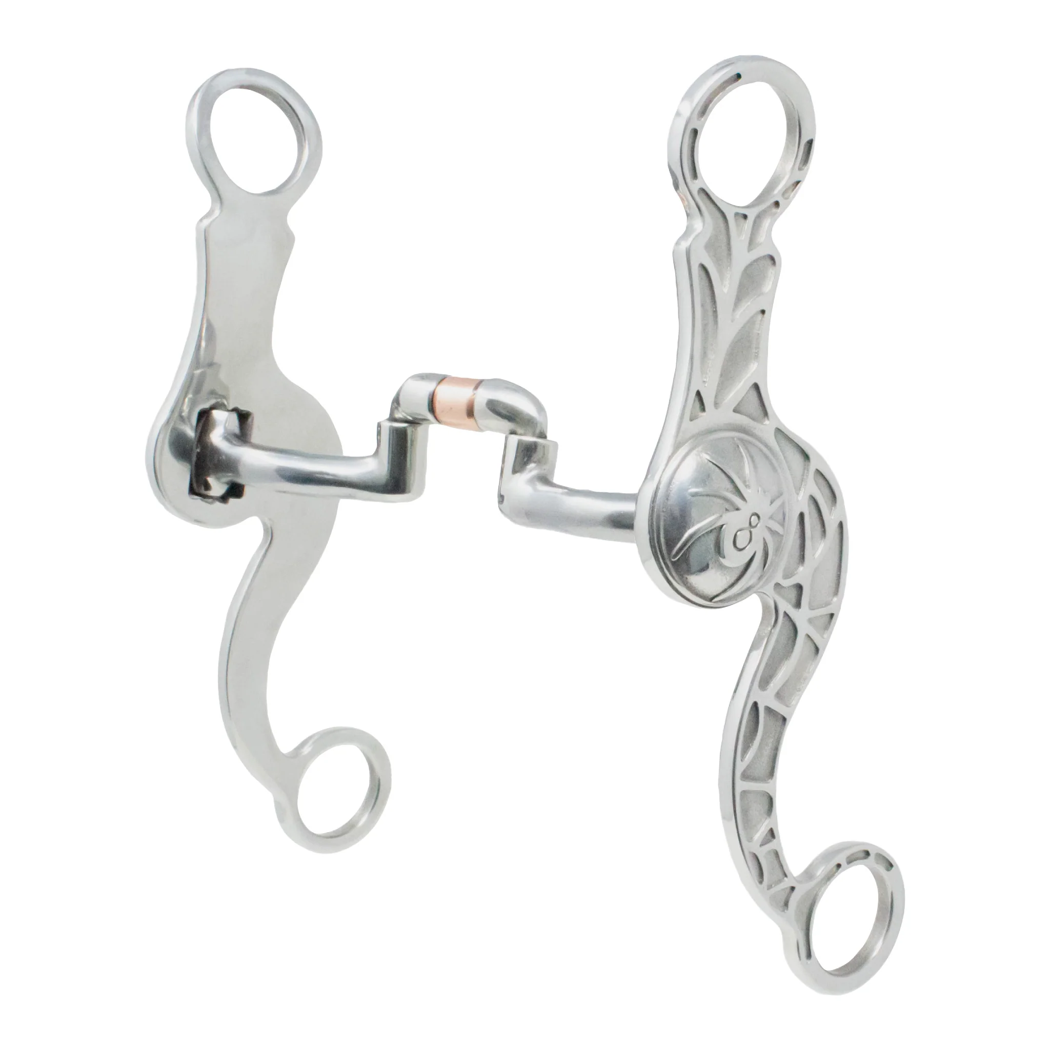 Cowboy Tack Spider Hinged Correctional Bit - Image 2