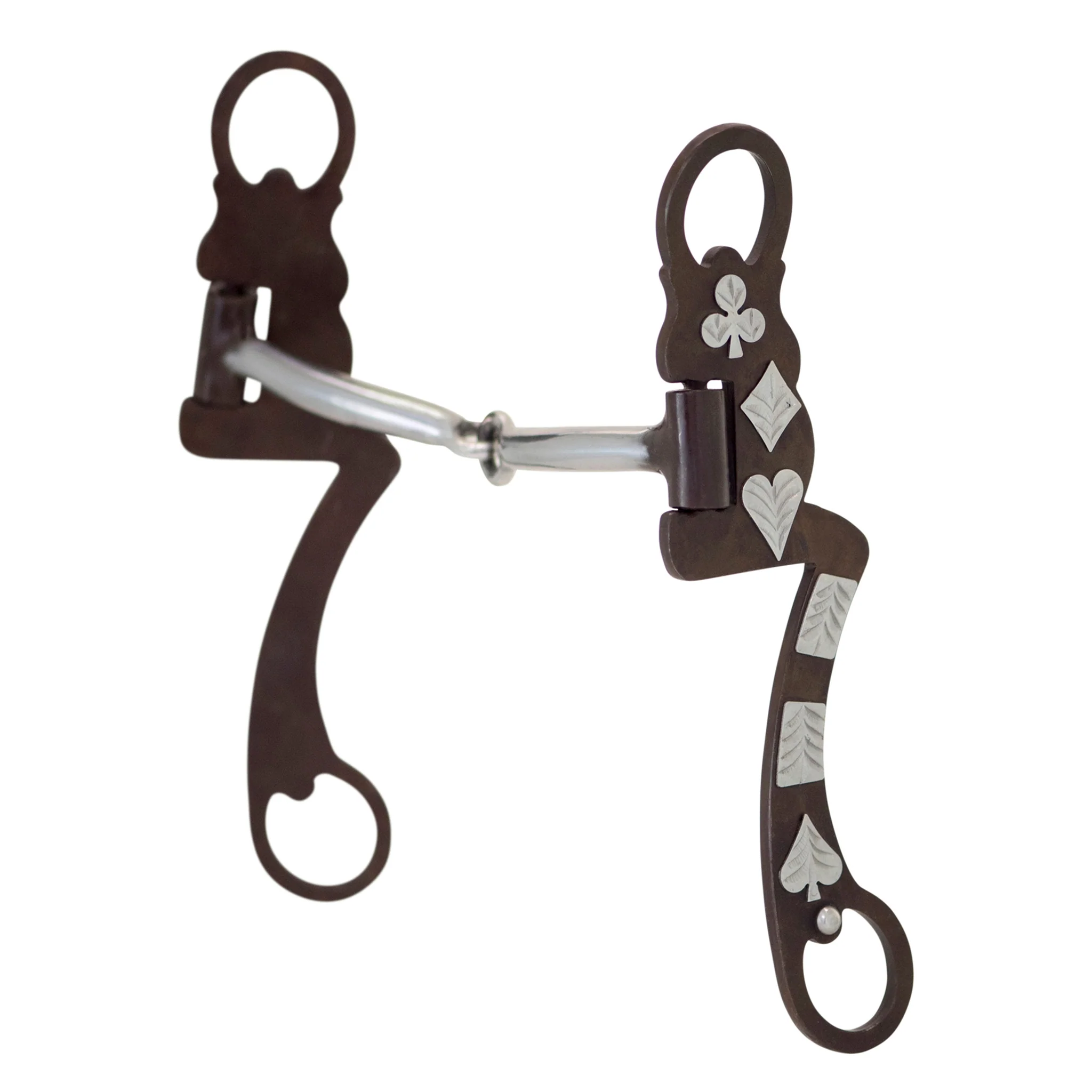 Cowboy Tack Tombstone Gambler Snaffle Bit - Image 2