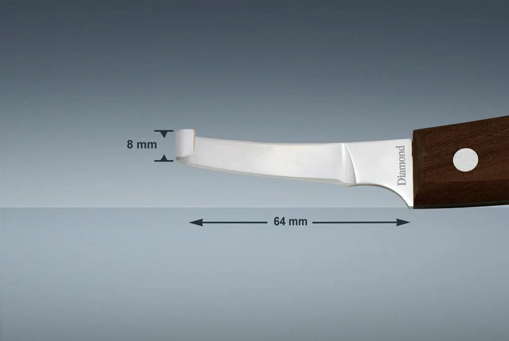 Diamond Super Sharp Hoof Knife Narrow Blade Right - Image 2