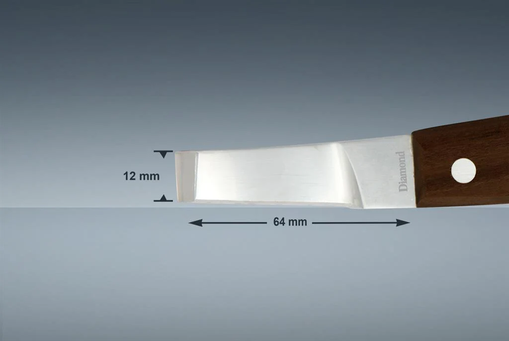 Diamond Super Sharp Hoof Knife Wide Blade Left - Image 2