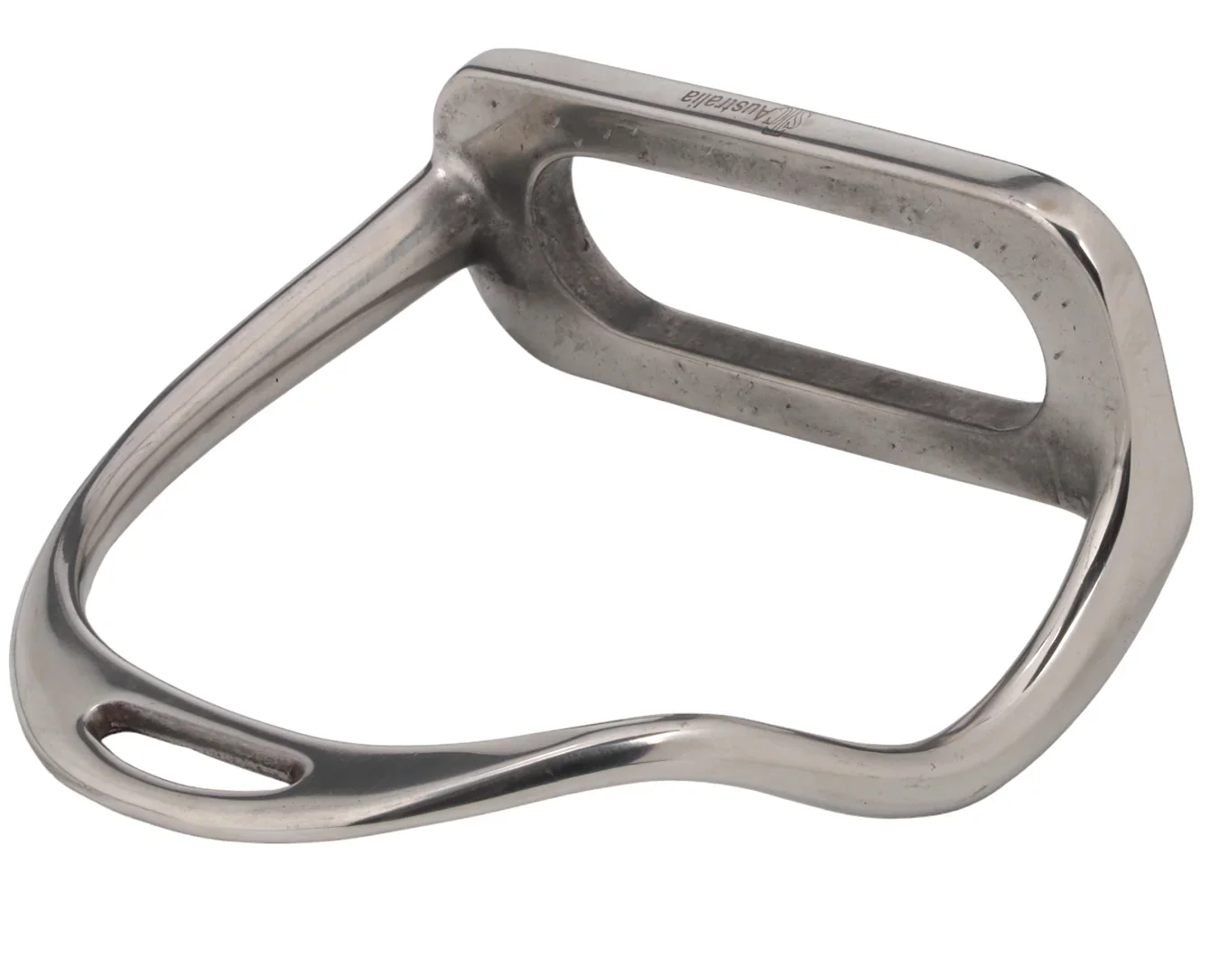 Equisteel Stainless Steel Bent Leg Safety Stirrups - Image 2
