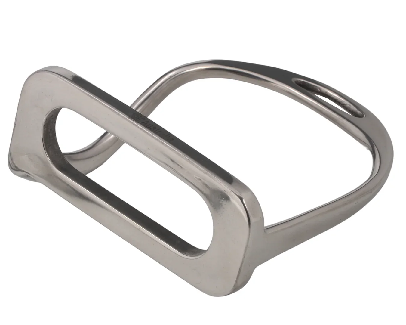 Equisteel Stainless Steel Bent Leg Safety Stirrups - Image 3