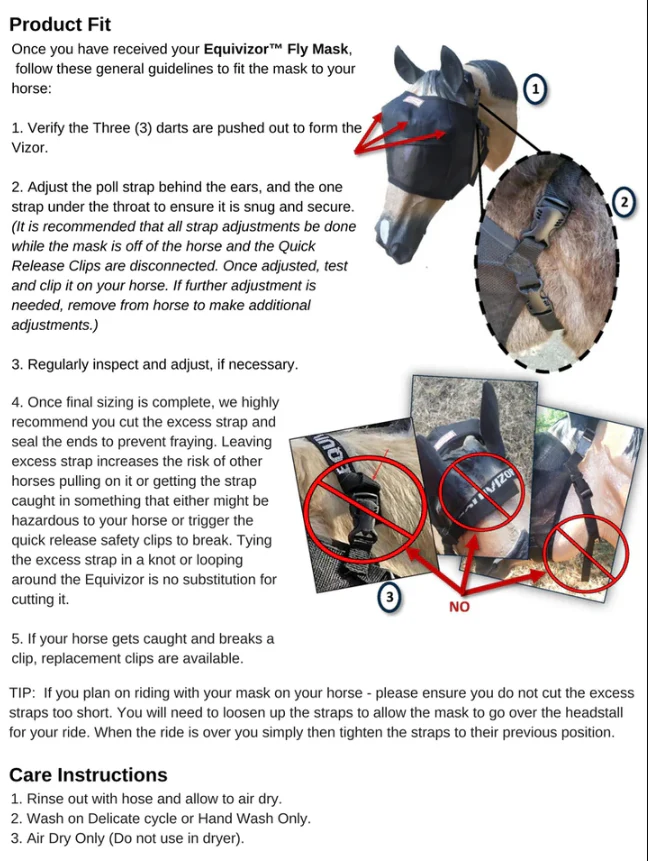 Equivizor Standard Fly Mask - Image 7