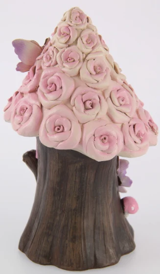 Fairy Garden Rose House - 19cm - Image 3