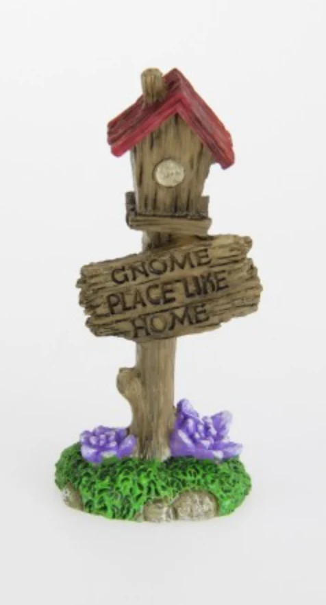 Fairy Garden Sign Post 3 Ass 11cm - Image 2