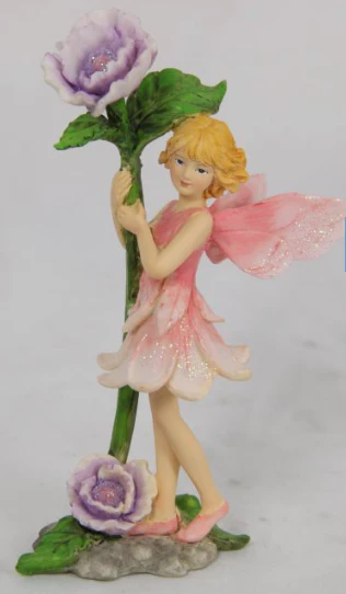 Fairy with Flower 3 Asstd - 15cm - Image 3