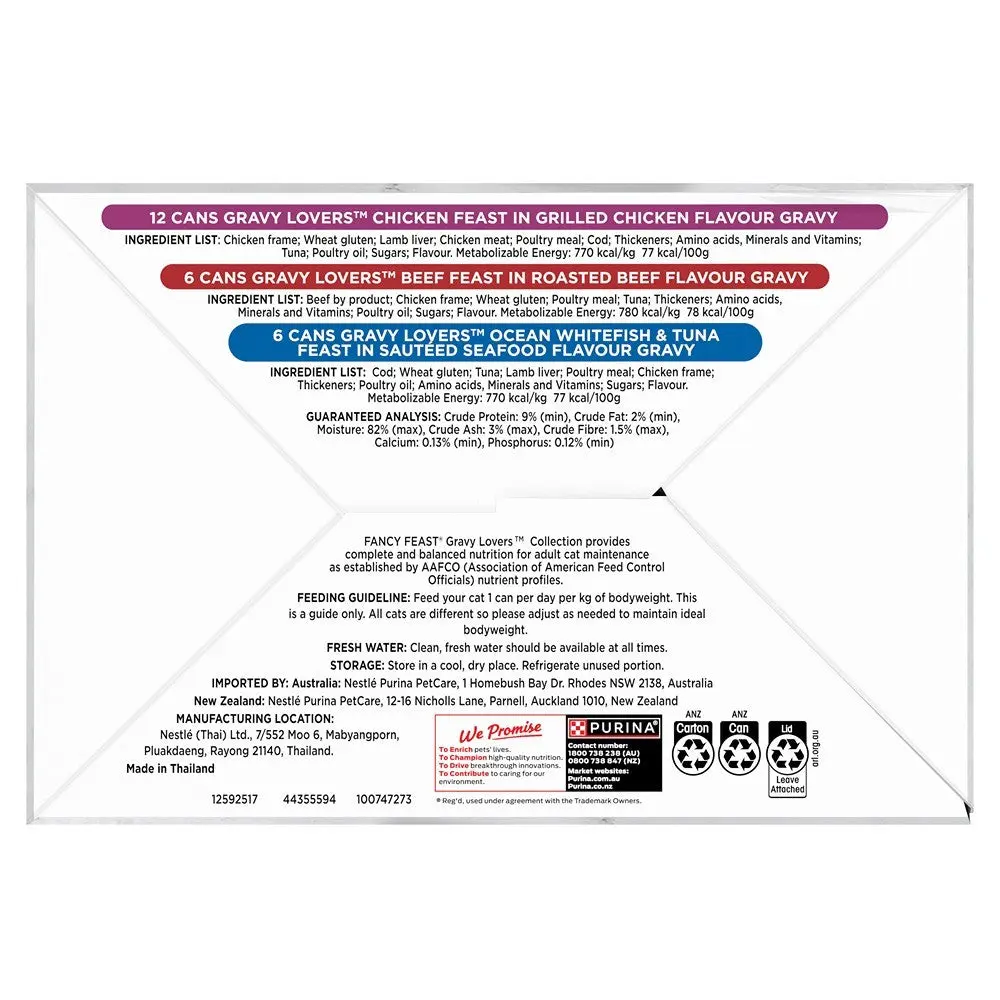Fancy Feast Variety Gravy Lovers Collection Wet Cat Food - Image 4