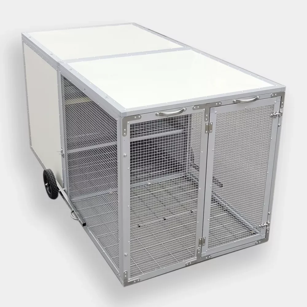 Farm and Yard Mobile Chicken Coop - 2 Panel - Image 3