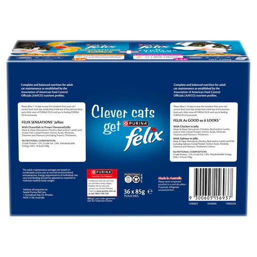 Felix Sensations Jellies Favourites Adult Wet Cat Food - Image 3