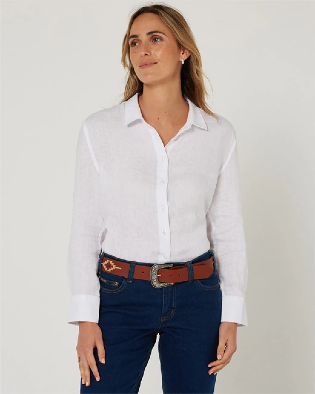FLORENCE Classic Linen Shirt - Image 3