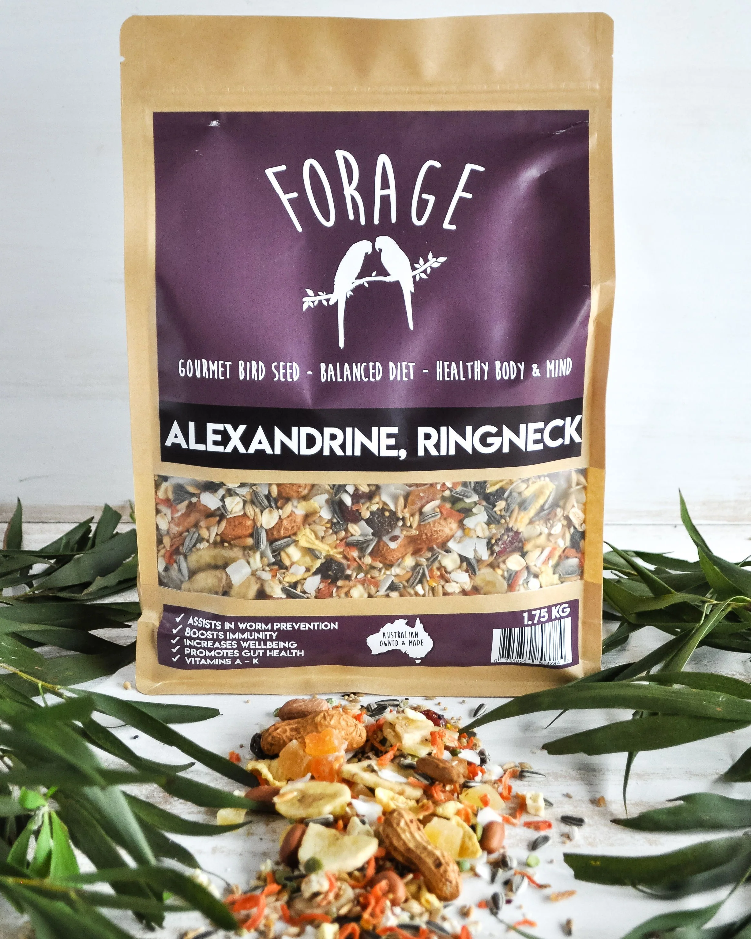 Forage Gourmet Ringneck and Alexandrine Blend - Image 3