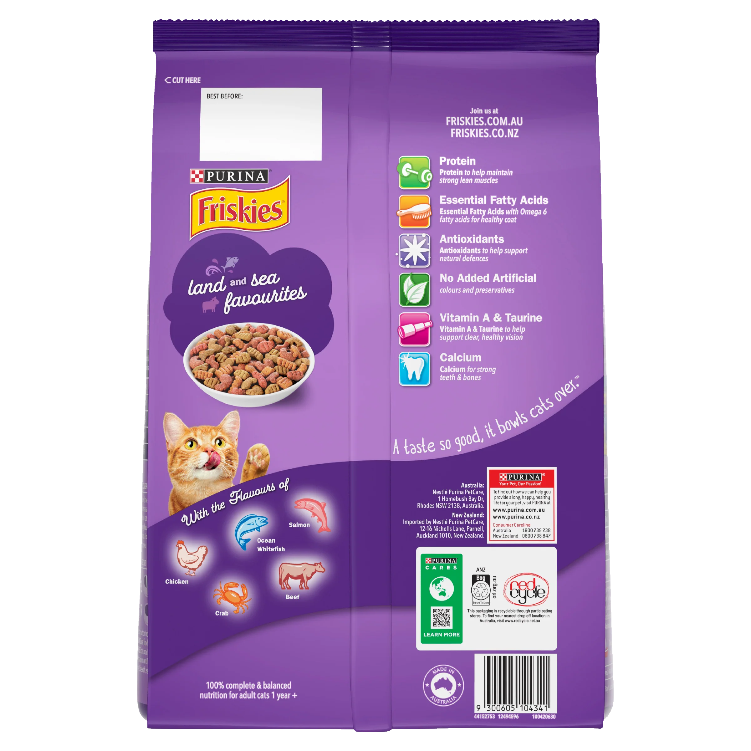 Friskies Surfin and Turfin Favourites Dry Food - Image 2